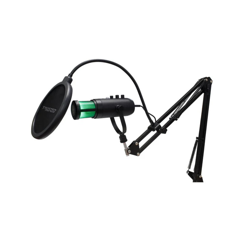 Twisted Minds USB Microphone with Stand and Arm - Black