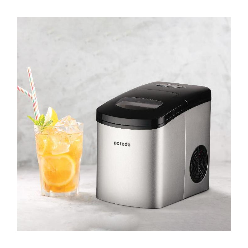 Porodo LifeStyle Compact Portable Ice Maker - Black