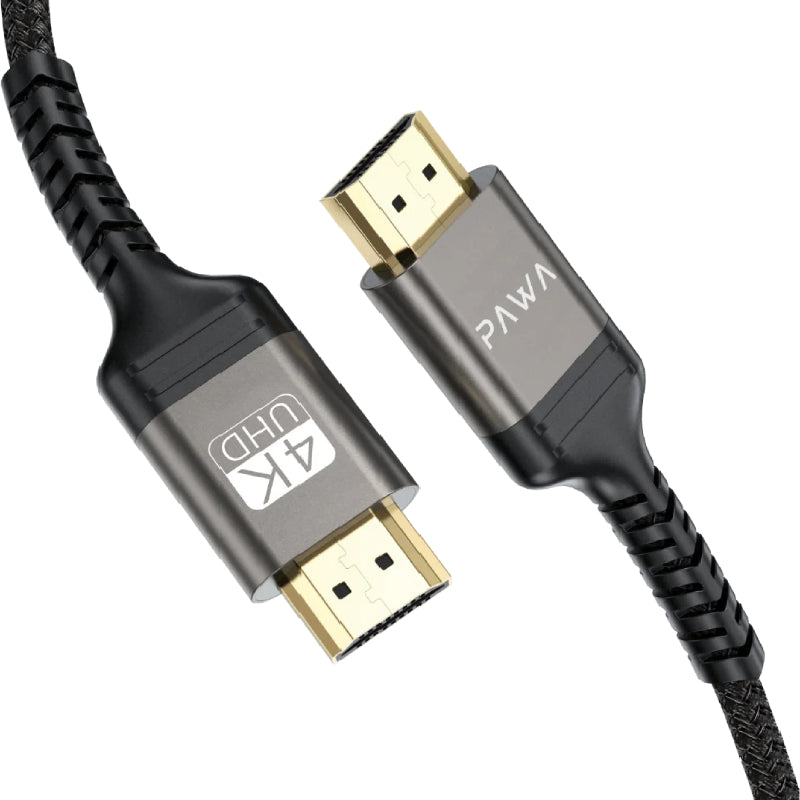 Pawa El-Caro Series Braided HDMI to HDMI 4K Cable - 3 Meter / Black