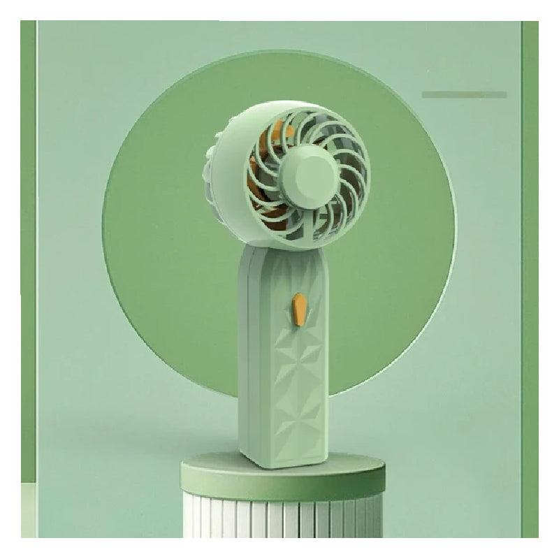 Portable Hand-Held Fan - Green