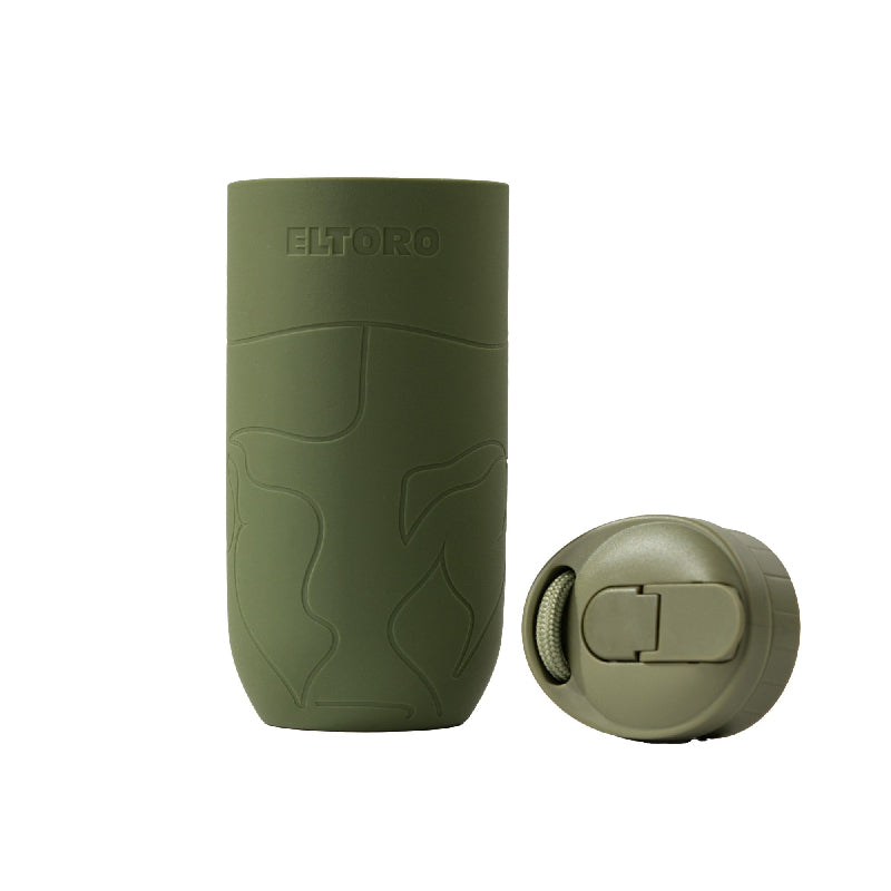 Eltoro Bottle Sleeve with Straw Lid - Olive