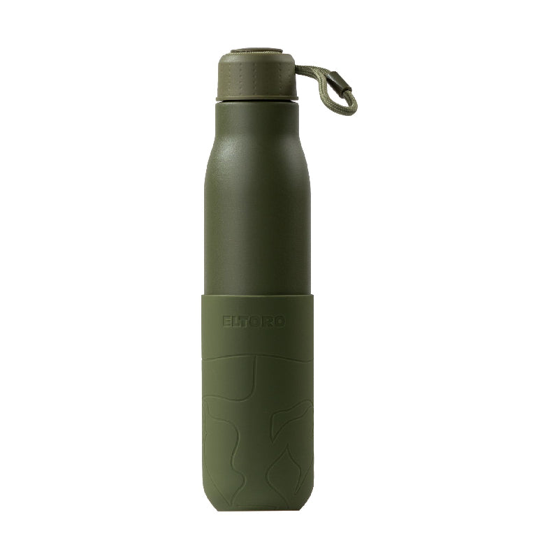 Eltoro Stainless Steel Bottle - 750ml / Olive with Olive Sleeve