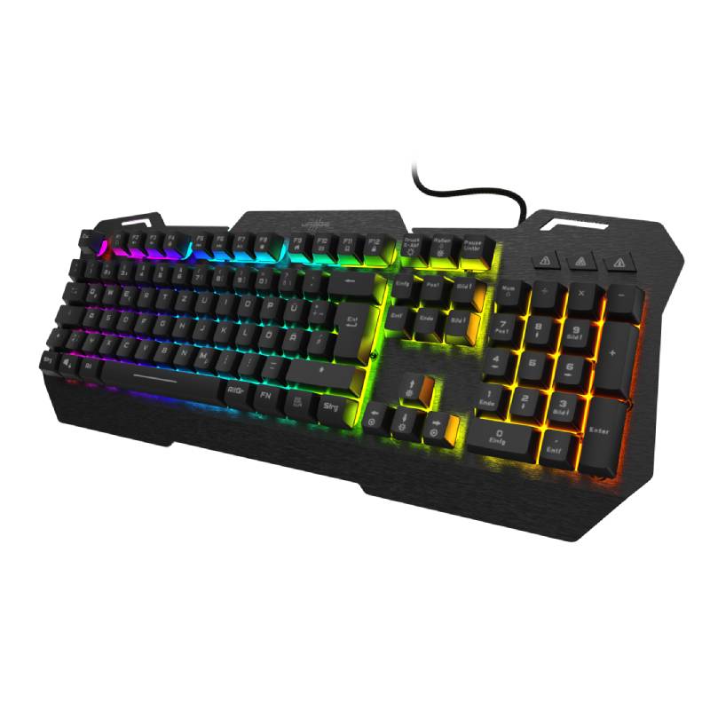 uRage Exodus 450 Metal Gaming Keyboard - 1800 mm / 105 Keys / USB / Wired - Black