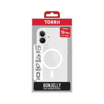 Torrii MagSafe Bonjelly Case - Apple iPhone 16 Plus (6.7”) / Clear Accessories > Mobiles & Tablets > Mobiles > Covers &