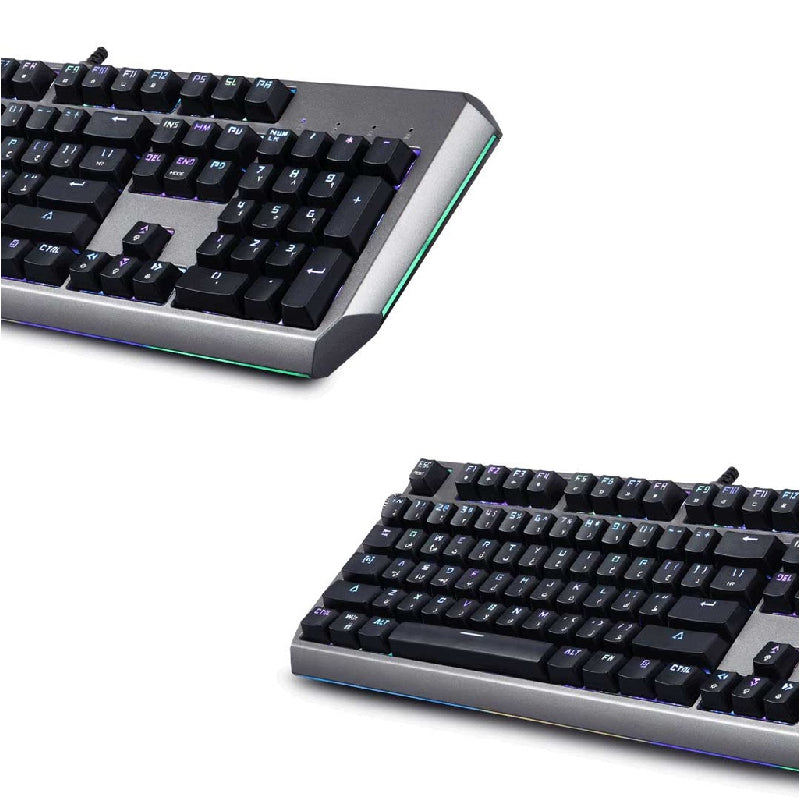 Porodo Gaming Wired Full Keyboard with Gateron Switch - Red Switch