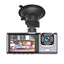 XO XJ03 front rear recorder FHD Car Camera - Black