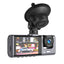 XO XJ03 front rear recorder FHD Car Camera - Black