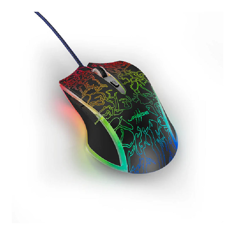 uRage Reaper 220 Illuminated Gaming Mouse - Wired / Black