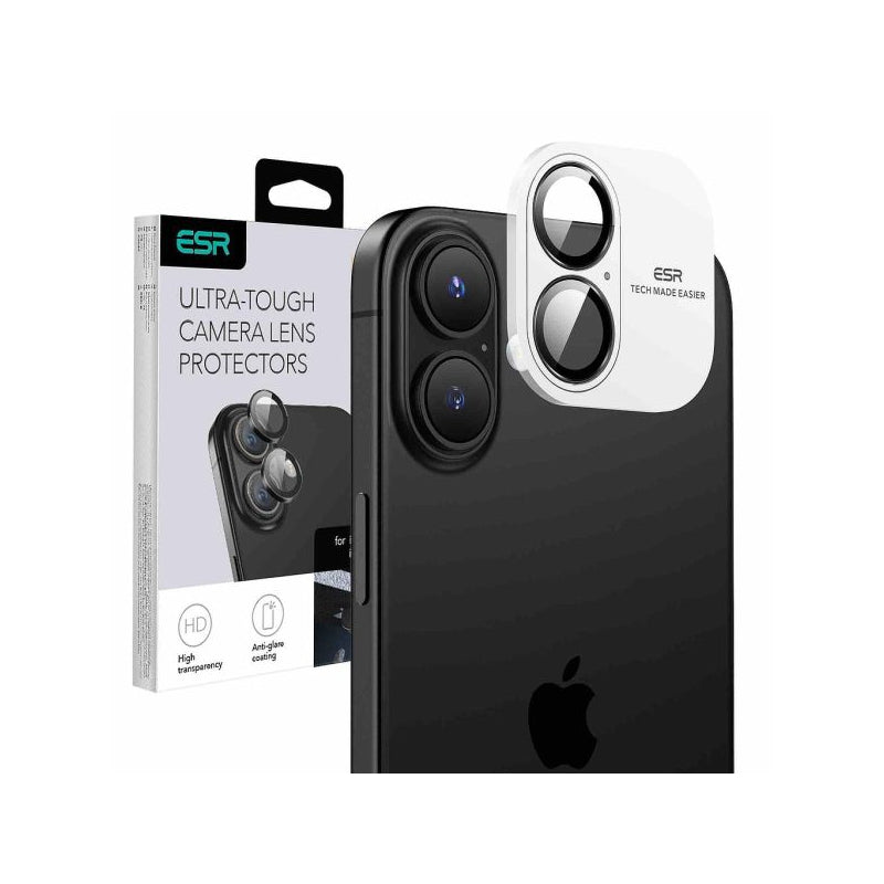 ESR Camera Lens Protector - Apple iPhone 16/16 Plus / Black edge