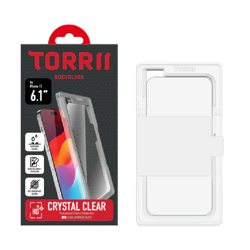 Torrii Body Glass Screen Protector - Apple iPhone 15 / Clear