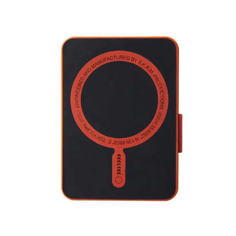 SKINARMA Mirage Magnetic Card Holder With Grip-Stand Spunk - Orange