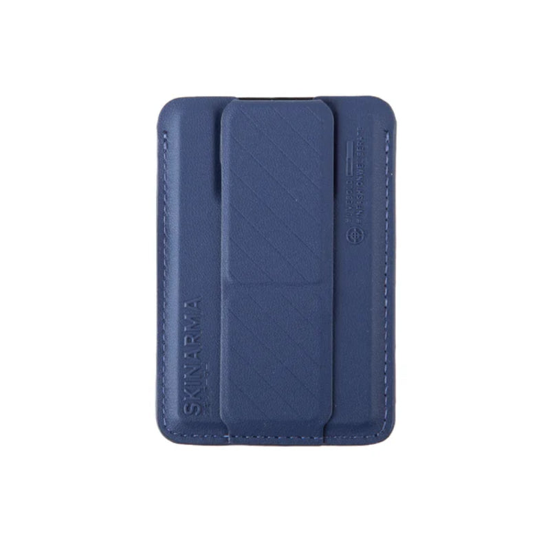 SKINARMA Kado Mag-Charge Card Holder with Grip Stand - Blue