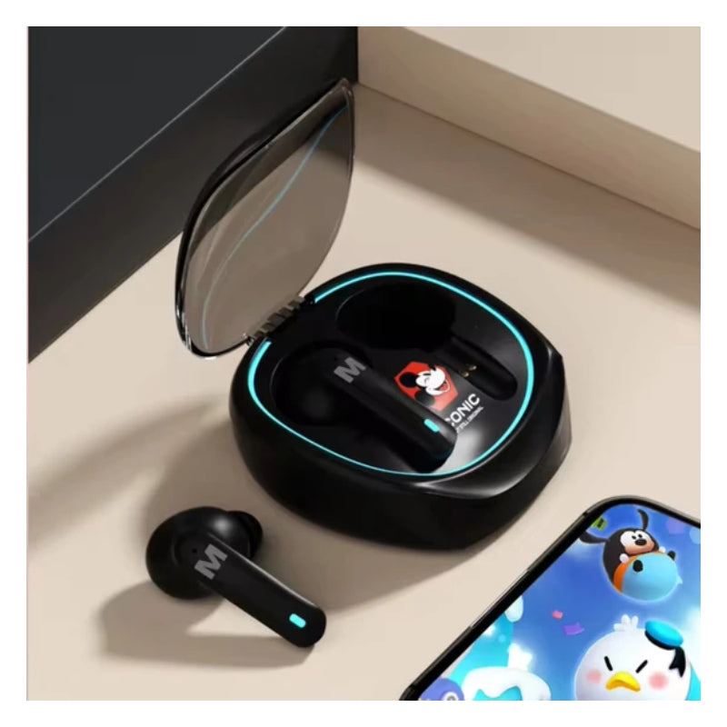 Disney QS-T2 Bluetooth Wireless headphones - Mickey Black