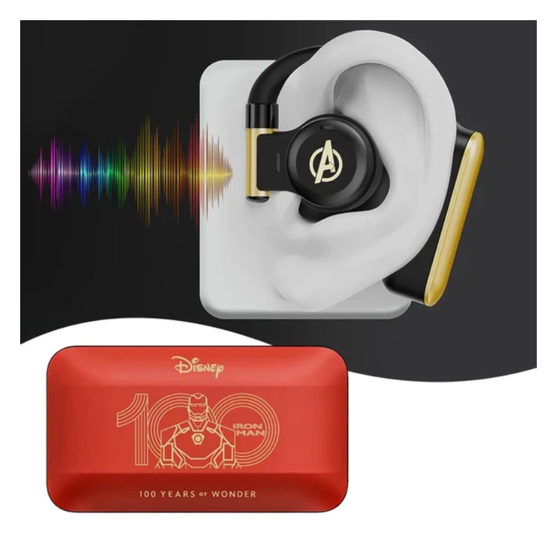 Disney QS-T6 Bluetooth Wireless headphones - Ironman Red