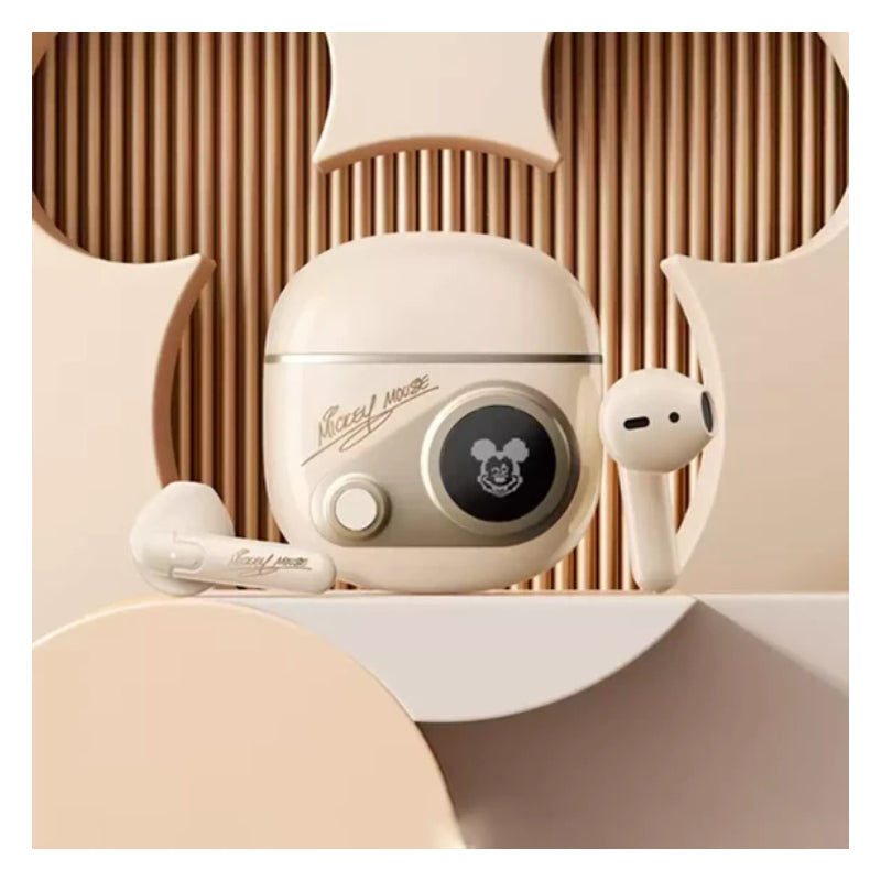 Disney QS-T8 Bluetooth Wireless headphones - Mickey Beige