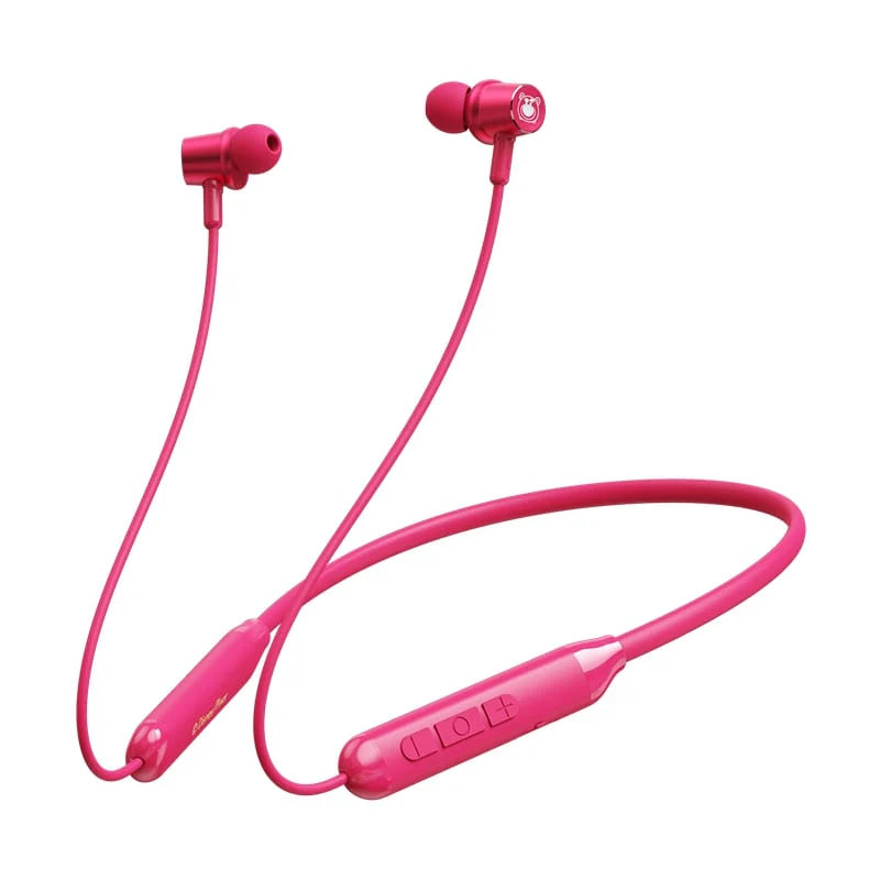 Disney QS-Q6 Bluetooth Wireless Sport headphones - Lotso Rose Red