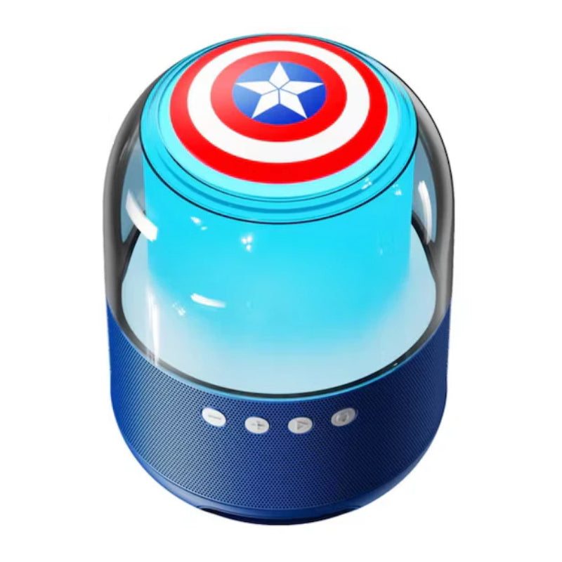 Disney QS-S1 Smart Bluetooth Speaker - Marvel Captain American Blue