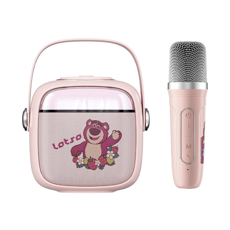 Disney QS-S3 Portable karaoke microphone speaker - Lotso Pink