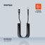 Porodo Audio Data Cable  - 1.2M / Lightning / 3.5mm Jack / Black