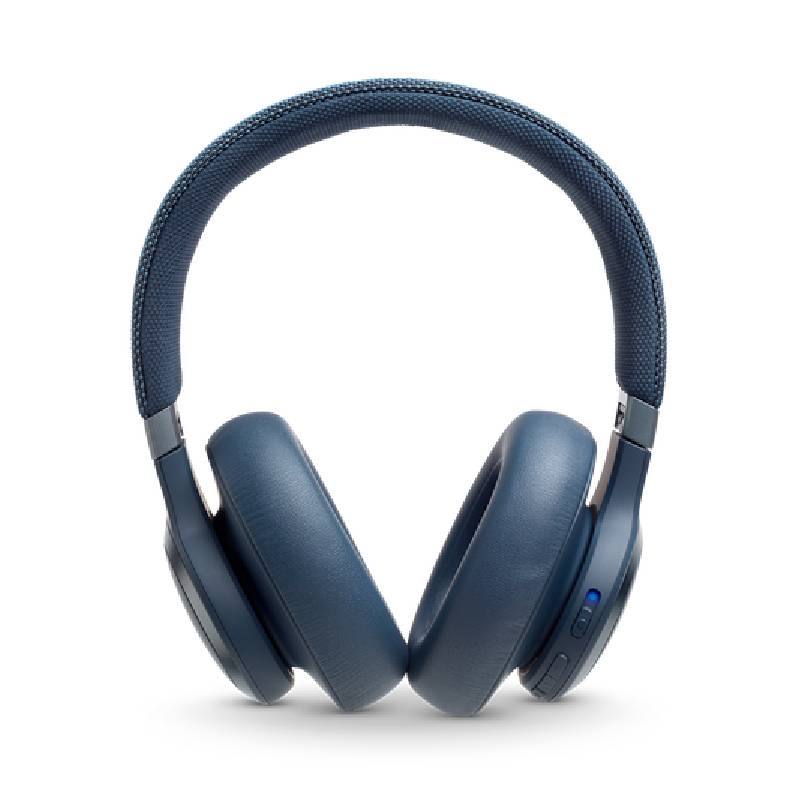 JBL Live 650BTNC Noise Cancelling Headphones - Over-Ear / Wireless / Blue