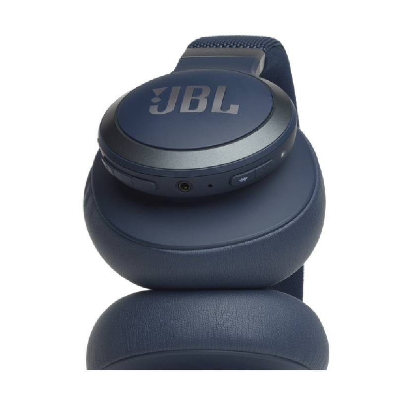 JBL Live 650BTNC Noise Cancelling Headphones - Over-Ear / Wireless / Blue