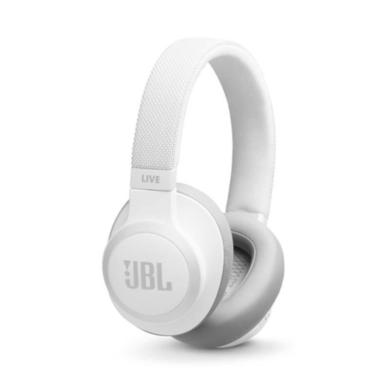 JBL Live 650BTNC Noise Cancelling Headphones - Over-Ear / Wireless / White