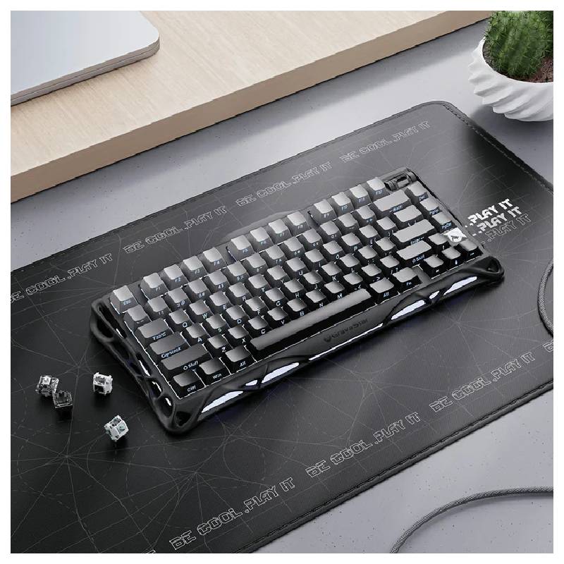 GravaStar Mercury K1 75% Wireless Mechanical Gaming Keyboard - Gradient Black