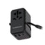 Powerology GaN Universal Charger Retractable Type-C Cable - 20W / Black