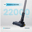 Powerology Cordless Vacuum Auto-Disposal Charging - Black