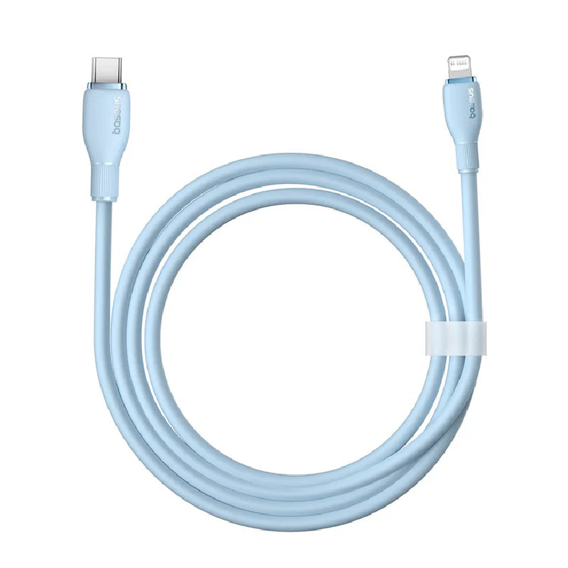 Baseus Pudding Series Fast Charging Type-C to Lightning Cable - 1.2 Meter / 20W / Galaxy Blue