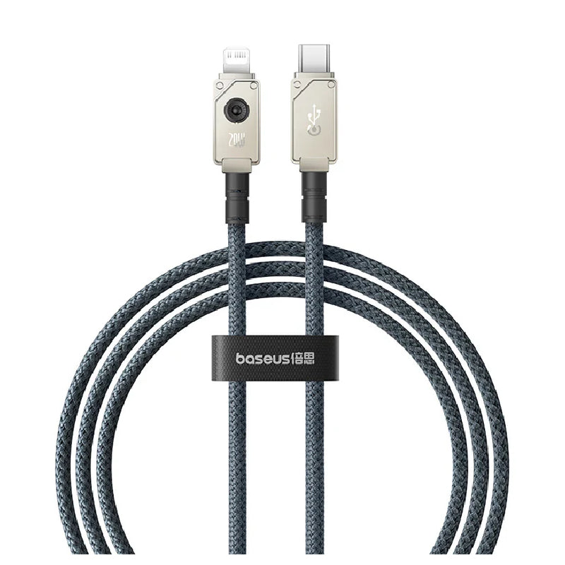 Baseus Unbreakable Series Fast Charging Type-C to Lightning Cable - 1 Meter / 20W / Stellar White