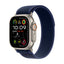 Apple Watch Ultra 2 - LTPO OLED / 64GB / 49mm / Bluetooth / Wi-Fi / Cellular / Medium/Large Natural Titanium / Blue Trail Loop (2024)