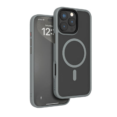 Levelo Matte Solo MagSafe Case - Apple iPhone 16 Pro / Gray Accessories > Mobiles & Tablets > Mobiles > Covers & Cases