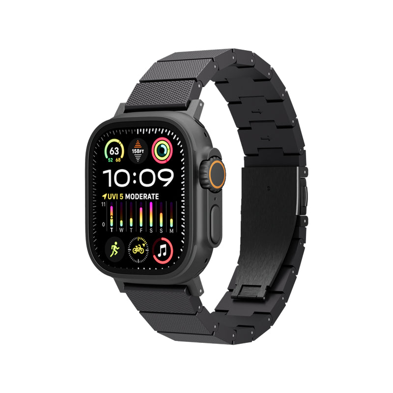 Levelo Fusion FibreGlass Resin Strap - Apple Watch Band 49/45/44/42mm / Black