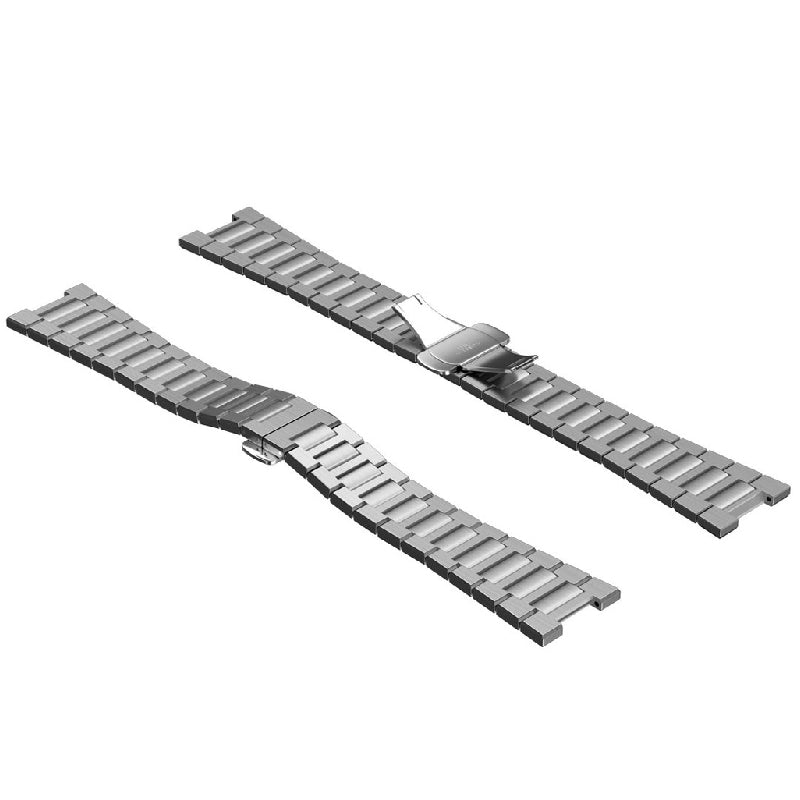 Levelo Royal Stainless Steel Strap and Case - Apple Watch Band 49 / Silver