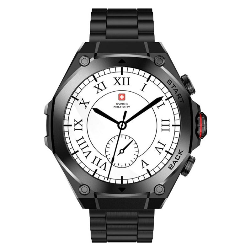 Swiss Military DOM 6 Smart Watch - 1.43’’ / Black Frame with Gun Metal Strap Smart Watches