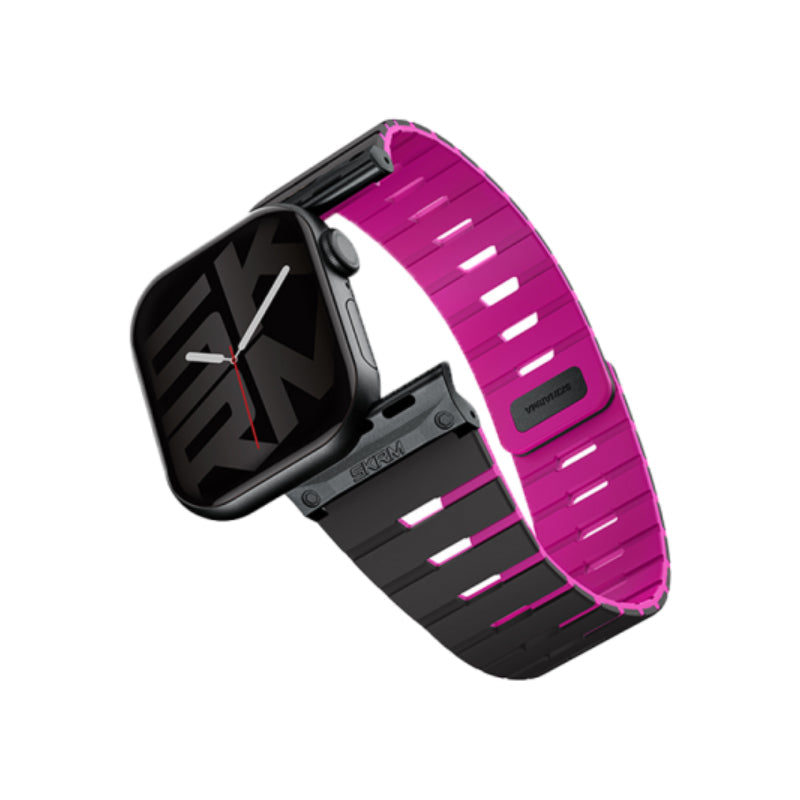 SKINARMA Gemini Magnetic Watch Strap - Apple Watch 40/41/42 mm / Midnight Purple Accessories > Smart Watches > Straps