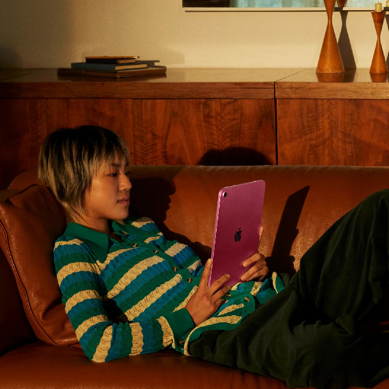 ابل ايباد 11 الجيل - A16 (2025) / بوصة / 256 جيجابايت / واي فاي + 5جي / اللون الوردي هواتف  تابلت