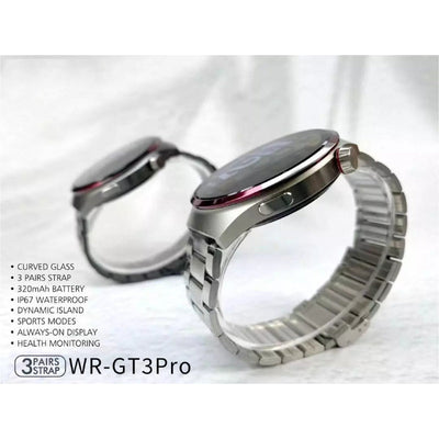 Hie-Q WR-GT3 PRO Smart Watch - 3 Watch Strap Smart Watches