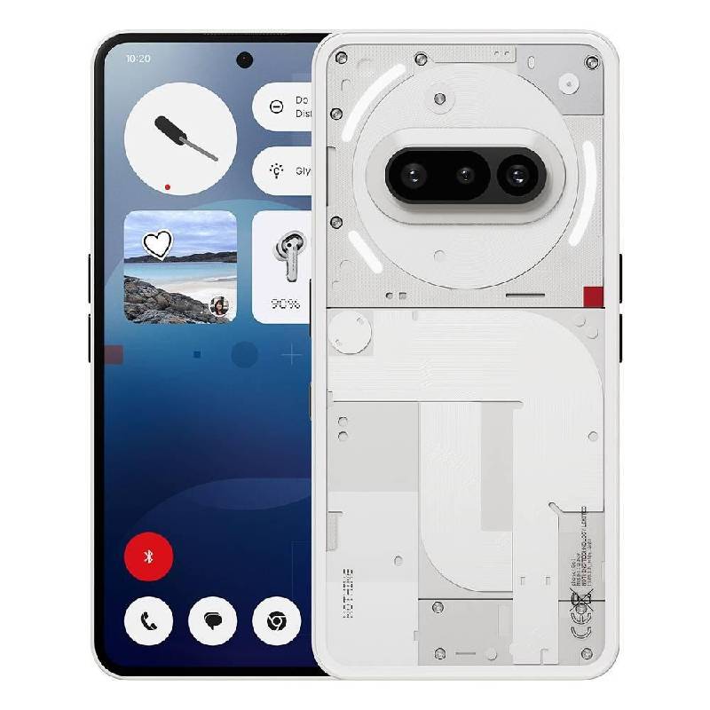 Nothing Phone 3a - 128GB / 8GB / 6.77" AMOLED / 5G / White - Mobile