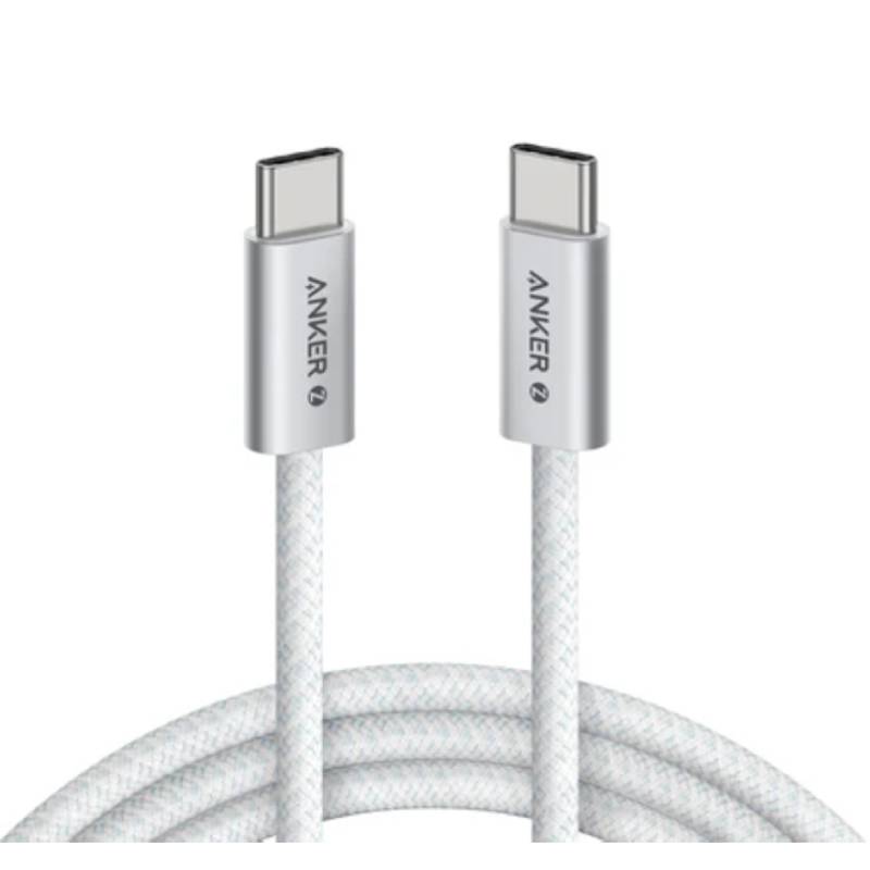 Anker Zolo USB-C to USB-C Braided Cable - 240W / 0.9 Meter / White