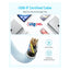 Anker Zolo USB-C to USB-C Braided Cable - 240W / 0.9 Meter / White