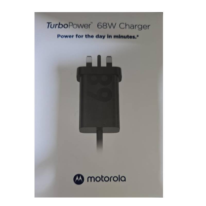 Motorola Turbo Power Wall Charger - 68W / USB-C / Black