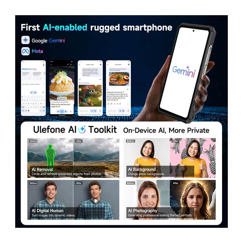 UleFone Armor 28 Ultra Thermal Version - 6.67-inch / 1TB / 32GB / 5G / Epic Black Mobiles & Tablets > Mobiles
