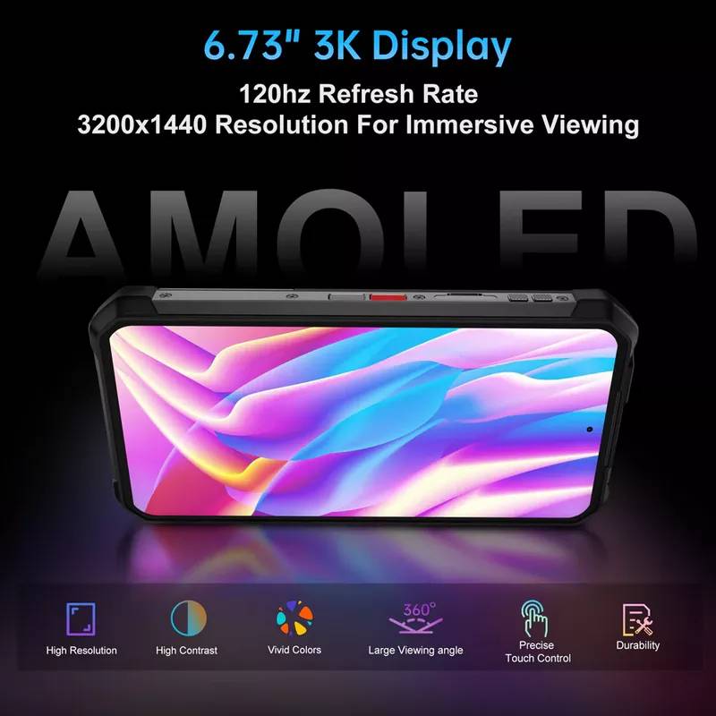 خزان Unihertz 8849 تانك 8849 4 برو مع  جهاز عرض  DLP - 6.بوصة / 11600 مللي أمبير / 32 جيجابايت / 512 جيجابايت / 5جي / أسود هواتف  تابلت >>