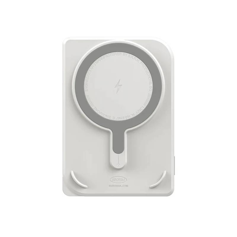 سكينارما نوفا نيكسوس مغناطيسي بنك الطاقة مع بلت-ان حامل - 5000 مللي يو اس بي/ ضوء رمادي اكسسوارات > طاقة بنك