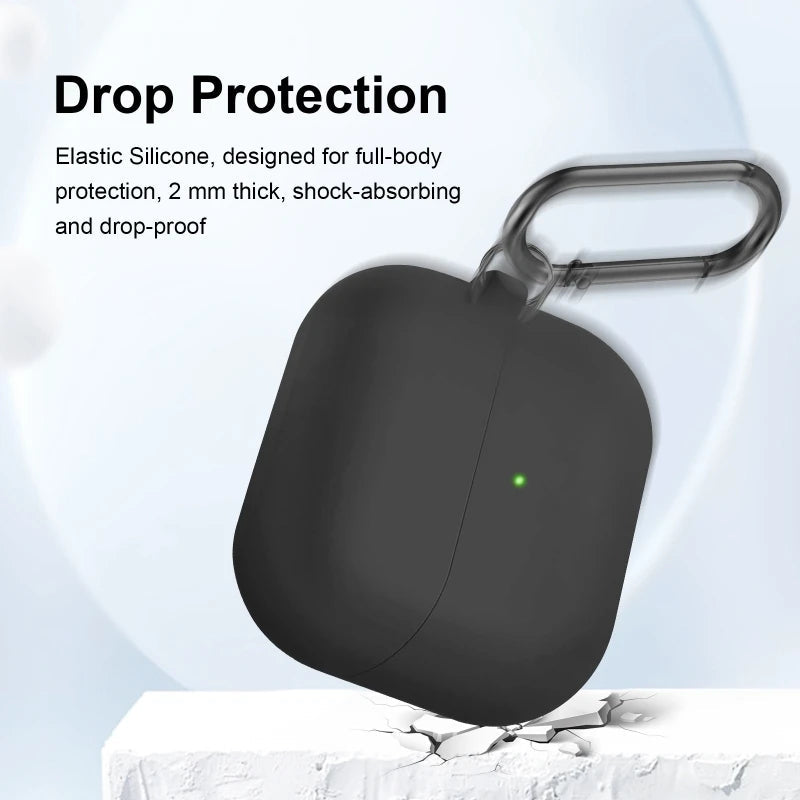 سيليكون ايربودز حافظة  سامسونج جالكسي بودز 3 / بودز 3 برو أسود اكسسوارات > سماعات الرأس > أغطية وأغطية