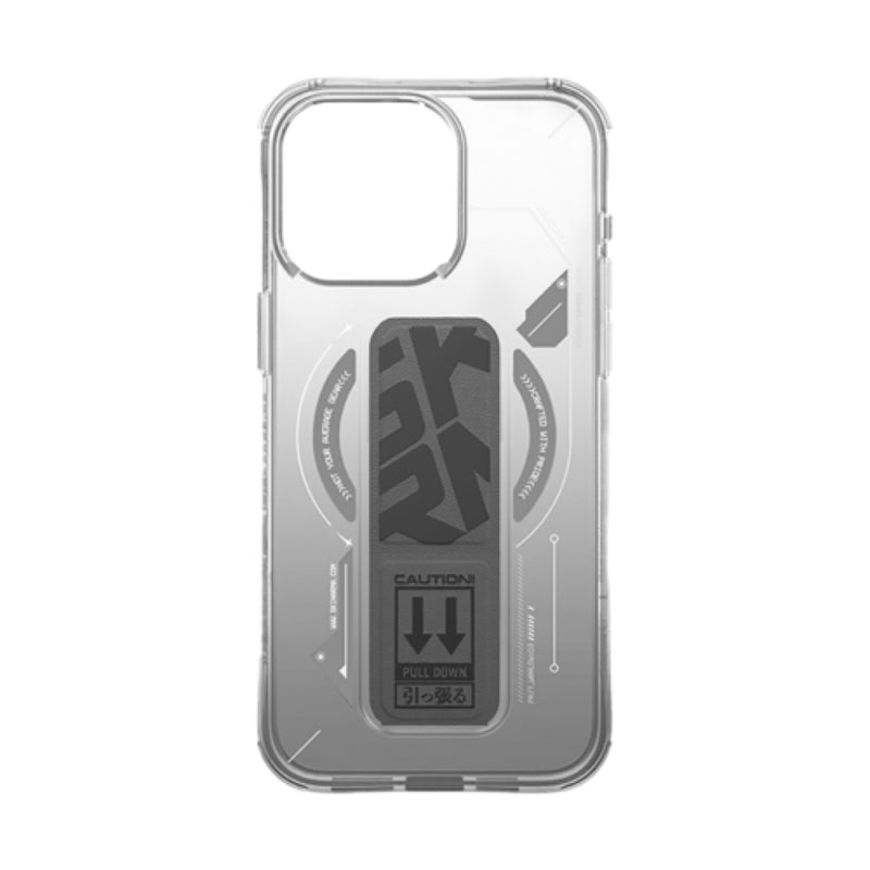 SKINARMA Helio MagSafe Case With Grip Stand for iPhone 16 Pro - Titanium
