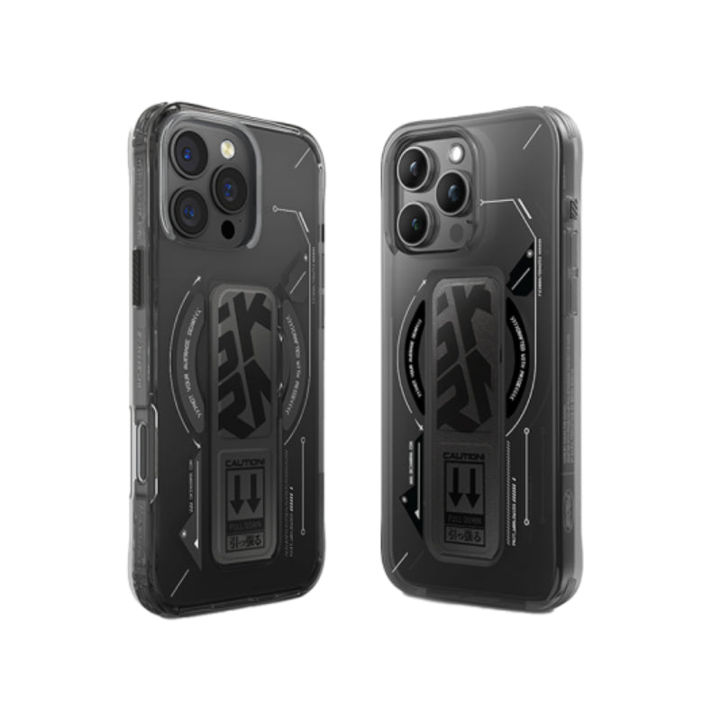 SKINARMA Helio MagSafe Case With Grip Stand for iPhone 16 Pro - Black