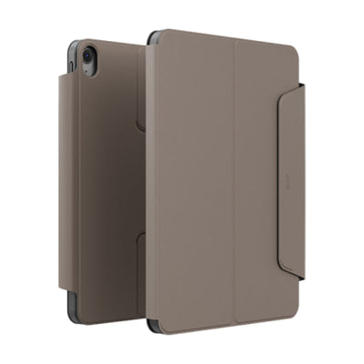 Uniq Rovus Snap Mount Magnetic 360 Rotating Detachable Case for iPad Air 11’’ M2 6th Gen Flint Grey Accessories >